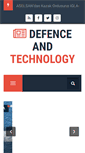 Mobile Screenshot of defenceandtechnology.com